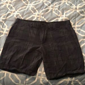 Calvin Klein Blue Plaid Slim fit Shorts - 36